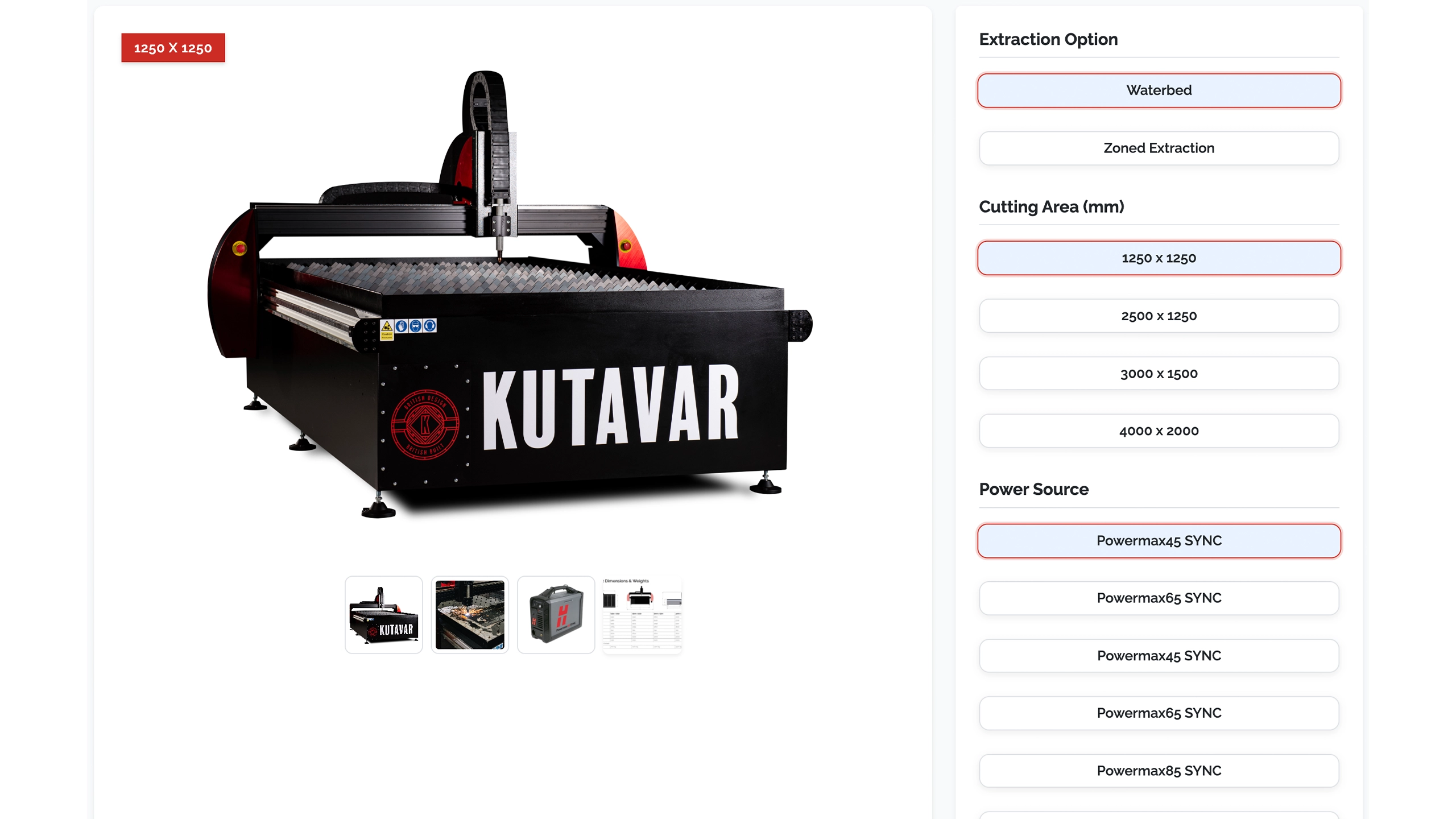 KUTAVAR Configurator
